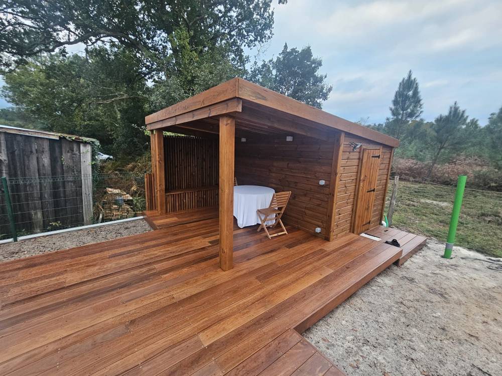 Terrasse bois exotique camaru et abri de jardin (6)